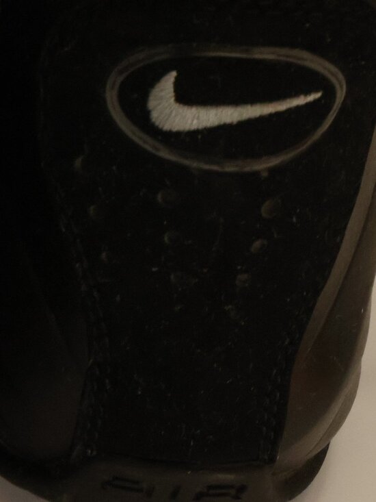 Black Nike Air Flightposite basketball shoes, released in 1999 Size 10.5 main image 5